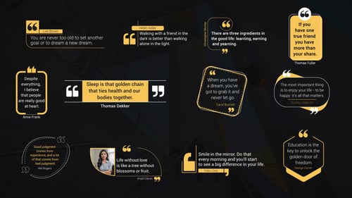 Minimal Quotes Text Titles