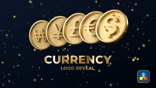 Currency Coins Logo Reveal