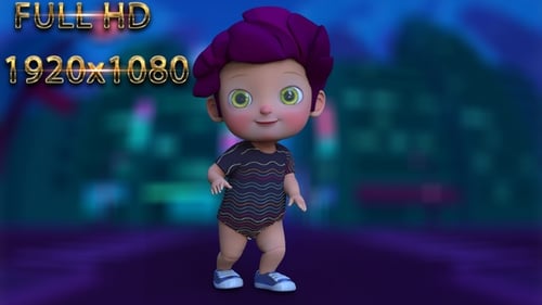 Zeichentrick-Babytanz V18