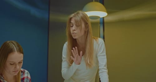 Team Meeting in Conference Room