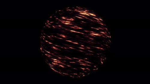 Ein roter Magmaplanet im Sonnensystem