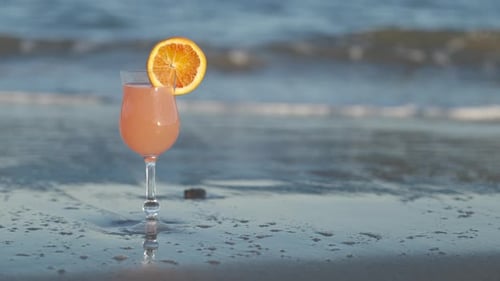 Tropical Cocktail Summer Holiday Concept