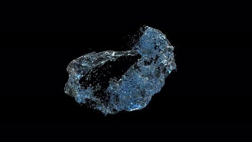 Dynamic Water Fluid Ring Formation Reveal