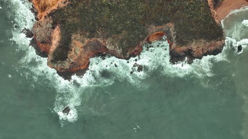cliff and sea