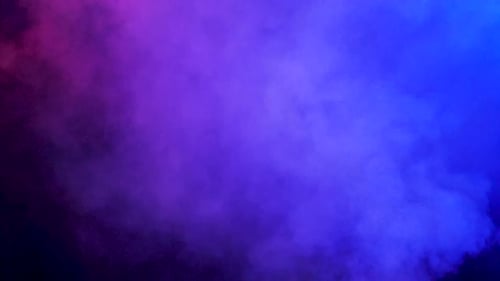 Abstract Clouds of Pink, Purple, and Blue