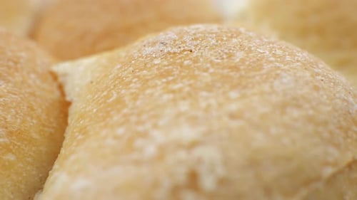 Delicious Crispy Buns and Freshly Baked Bread