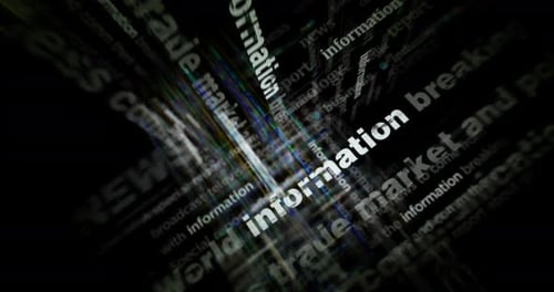 Dynamic Information Flow Kinetic Typography for News and Technology Broadcasts