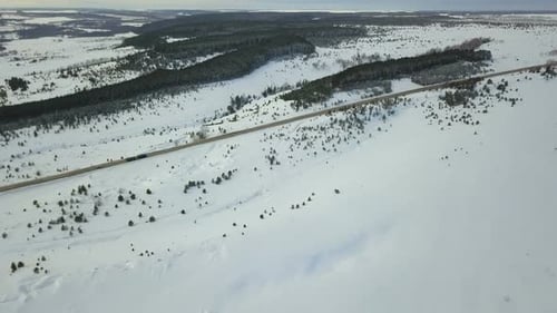 Heavy Truck From Above