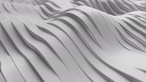 Abstract Background with White Wavy Stripes