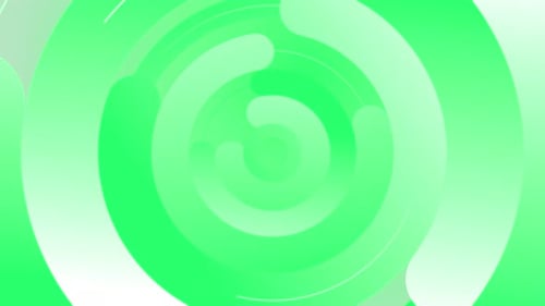 Abstract Radial Shape Background Green