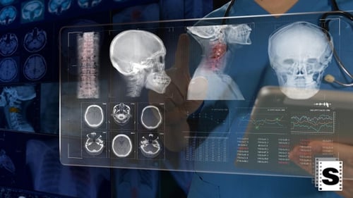 Doctor Looking Medical Monitor