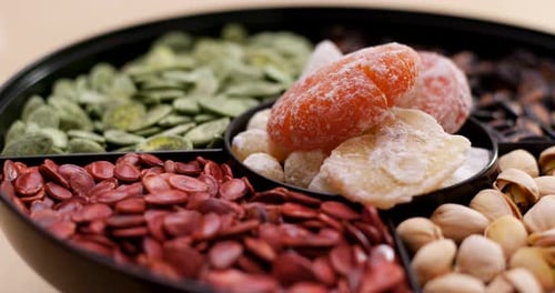 Bandeja china de aperitivos variados