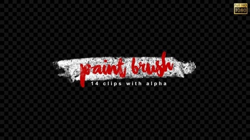 Animated Chalk Brush Stroke Reveal and Wipe Transitions