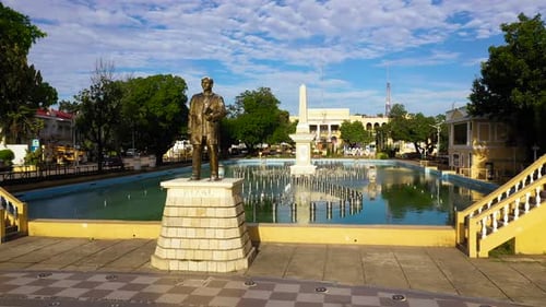 Plaza Salcedo Dancing Fountain at Vigan City Philippines