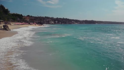 Fly Over the Beach with Stunning Ocean Views
