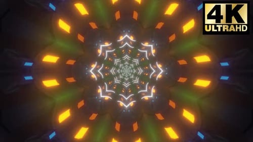 Pack de 7 tunnels VJ colorés