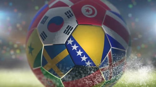 International Football Flags Reveal