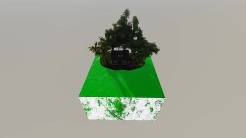 Isometric beachside