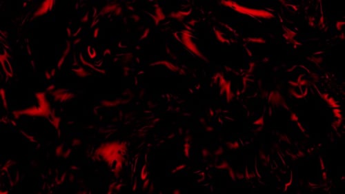 Abstract Red Fluid Motion Background Loop