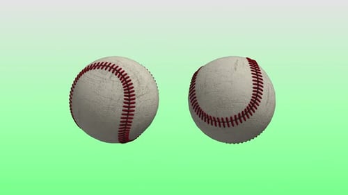 4K Baseball Bälle Hintergrund Nahtlose