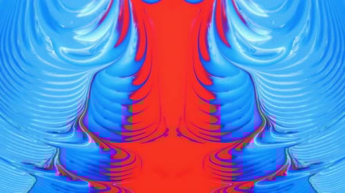 Movable Bluered Background with an Ornamental Pattern