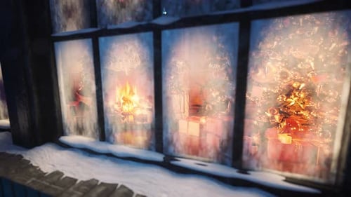 New year and Christmas background