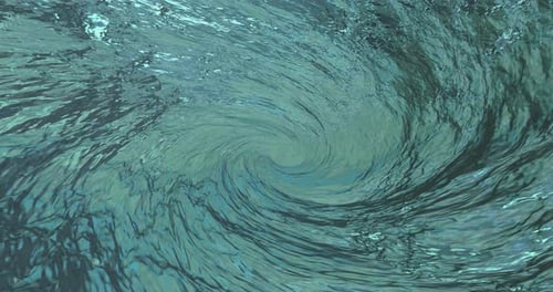 Rotating Blue Abstract Swirl Whirlpool Abstract Background Animation Seamless Loop