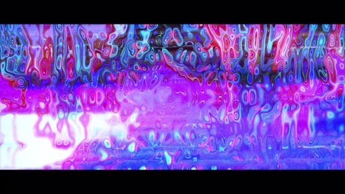 Vibrant Glitch Digital Distortion Abstract Background