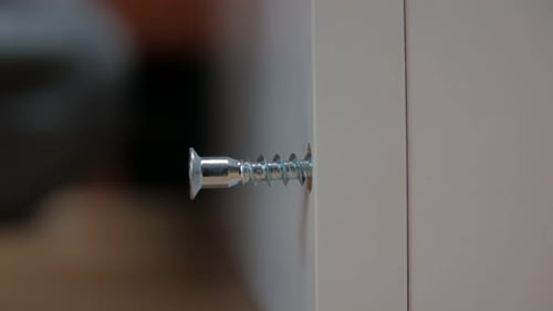 Tightening a Screw with a Power Drill