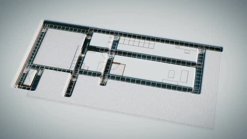 Dibujando hacia el edificio. Esquema del proceso de construcción de viviendas desde cero.
HD