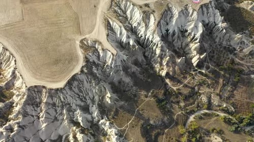 Paysages de Cappadoce photographiés sur un Drone, Turquie