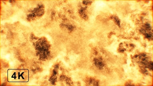 Feurige Oberfläche der Sonne (Version 02)