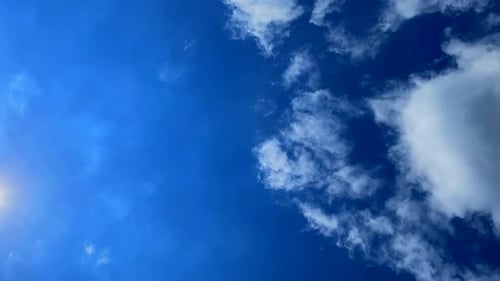 Himmel. Zeitraffer der Himmelswolken.