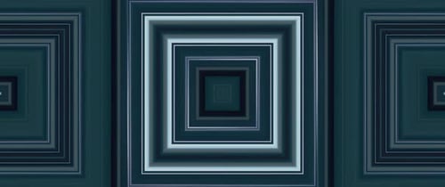 Futuristic Glowing Geometric Tunnel Loop Background