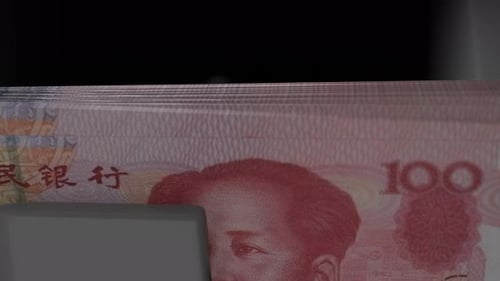 Banknote Counting Machine with Chinese Yuan
