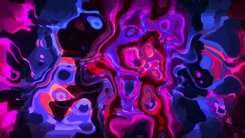Vibrant Abstract Fluid Movement Loop Background