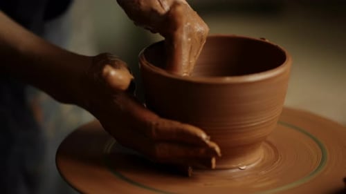 Produit en argile façonnant pour fille en poterie