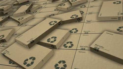 Delivery box pack production loopable seamless