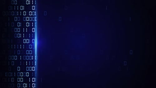 Abstract Digital Binary Data Scan Loop