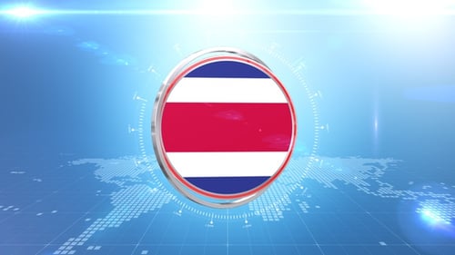 Futuristic Metallic Circle Reveal Broadcast Opener