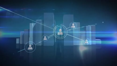 Réseau de connexions en mouvement