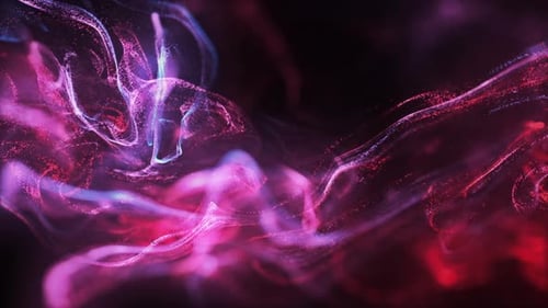 Colorful Particles Background Loop