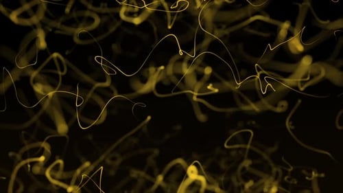 Yellow Flow Background Loop