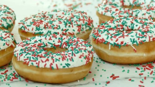 Süßer Dessert-Donut