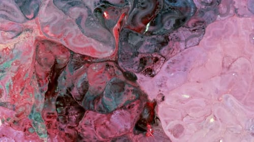 Peinture abstraite colorée à tartiner Art 045