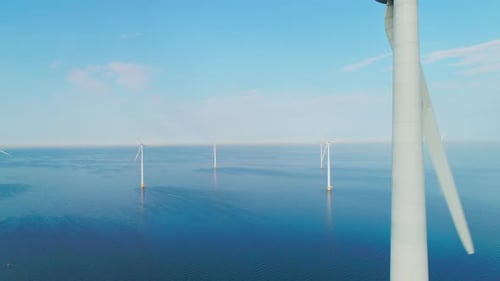 Off shore wind turbines