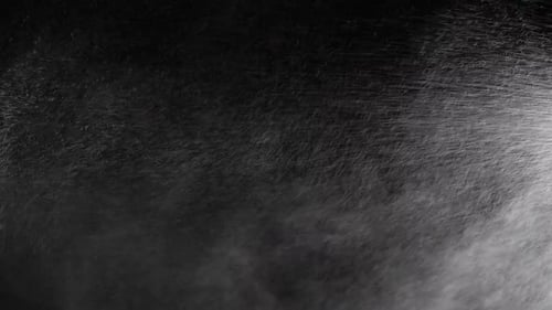 White Water Vapor Bursts on Black Background