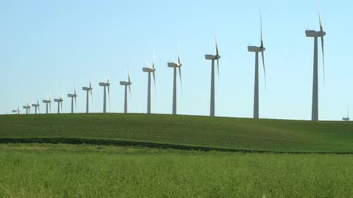 Campos de energia eólica
