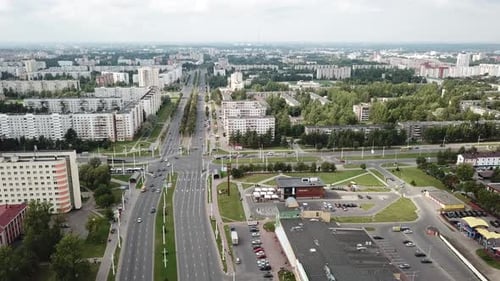 Moscow Avenue In The City Of Vitebsk 07
