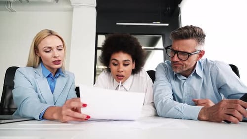 People working in the office